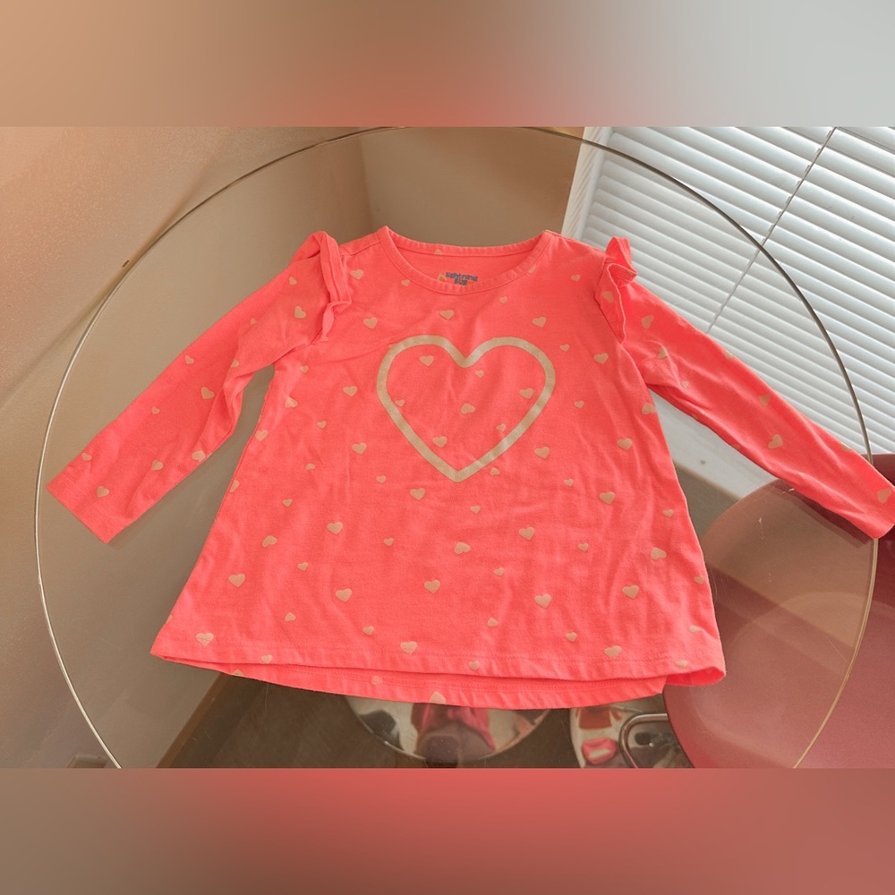 Little Girls Heart Shirt